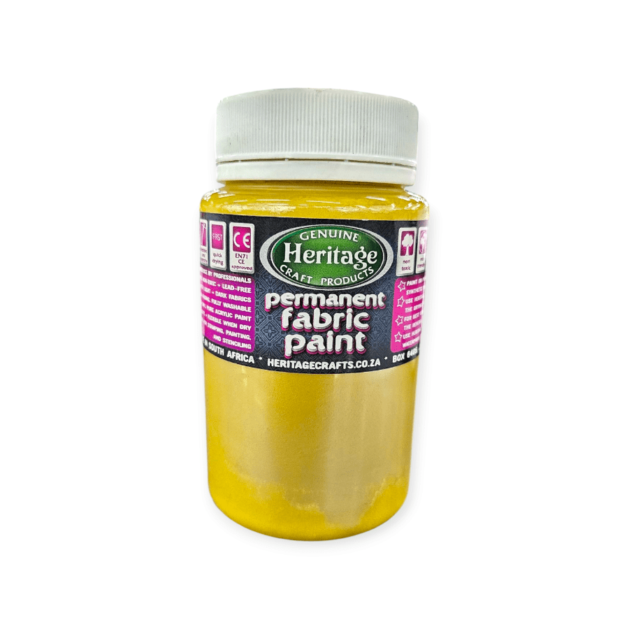 MHC Fabric Paint Gold Heritage Fabric paint 250ml