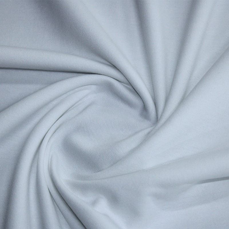 MHC Fleece Track-suiting White Two Thread Brushed Track-suiting Fabric 150 cm