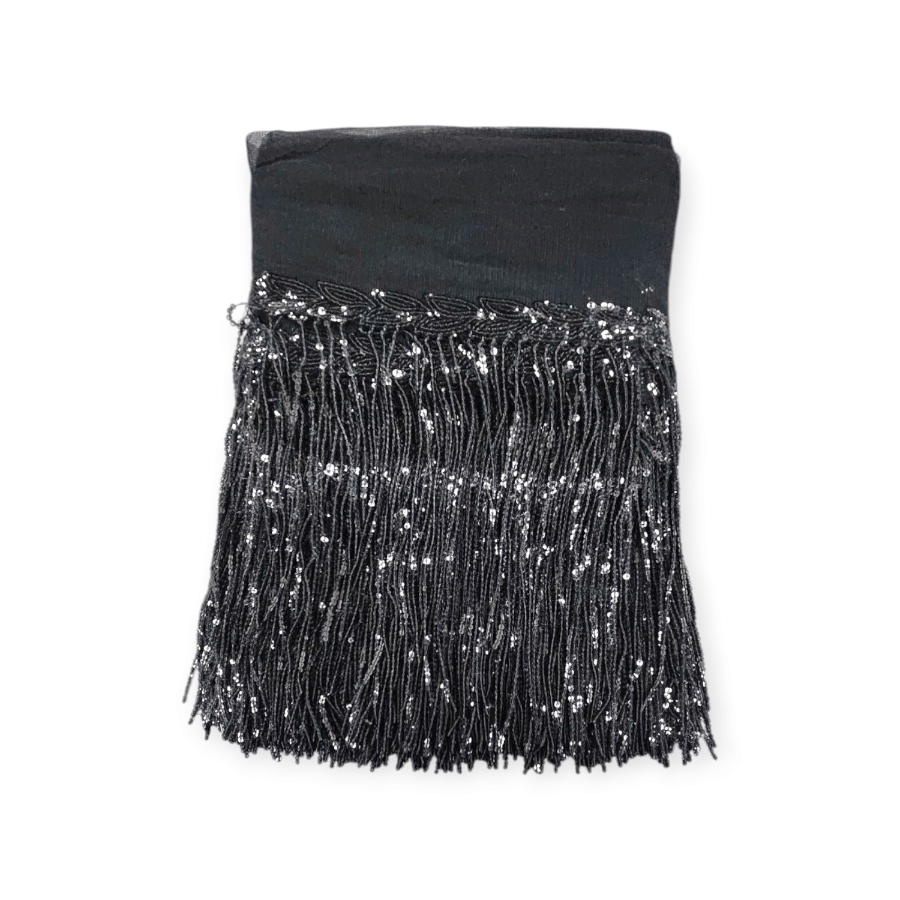 MHC Fringing Black Sequence Fringing 25mm