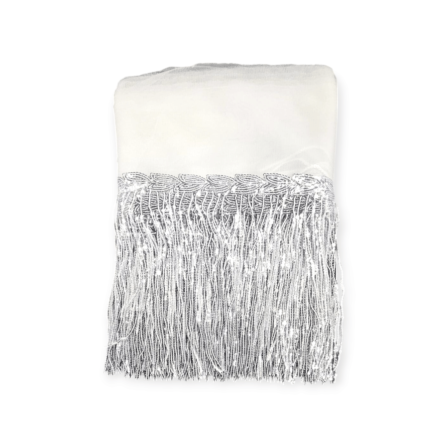 MHC Fringing Silver Sequence Fringing 25mm