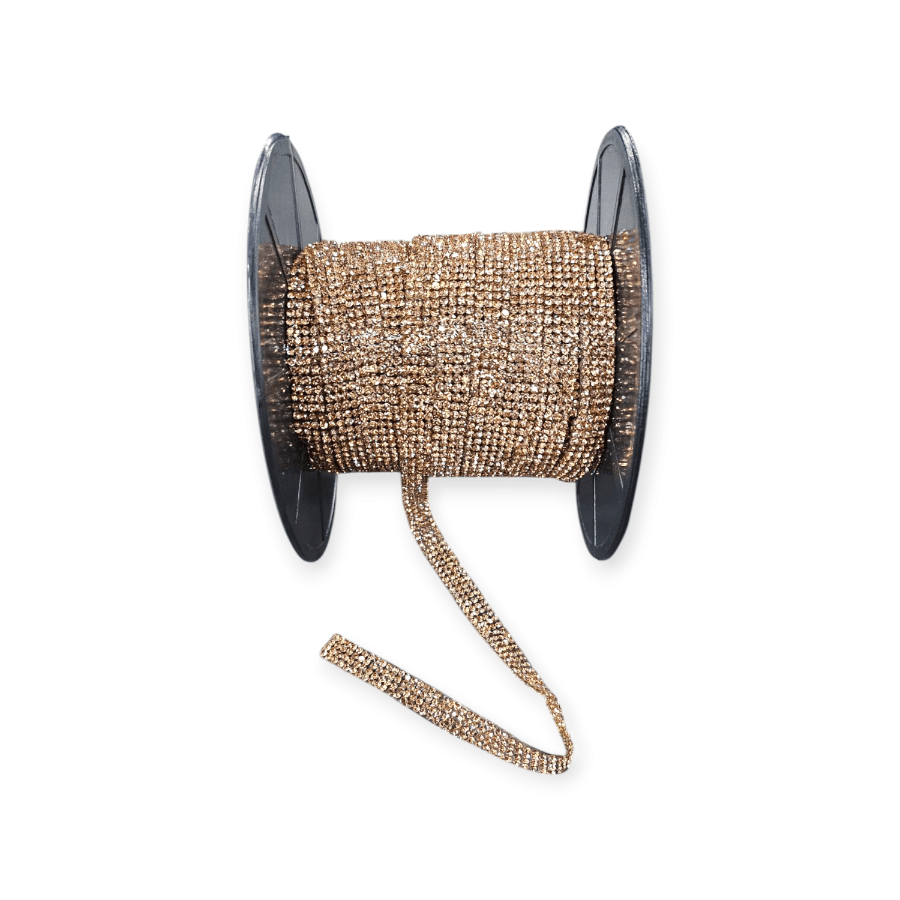 MHC Iron On Diamante Rust Iron on Diamante Trim