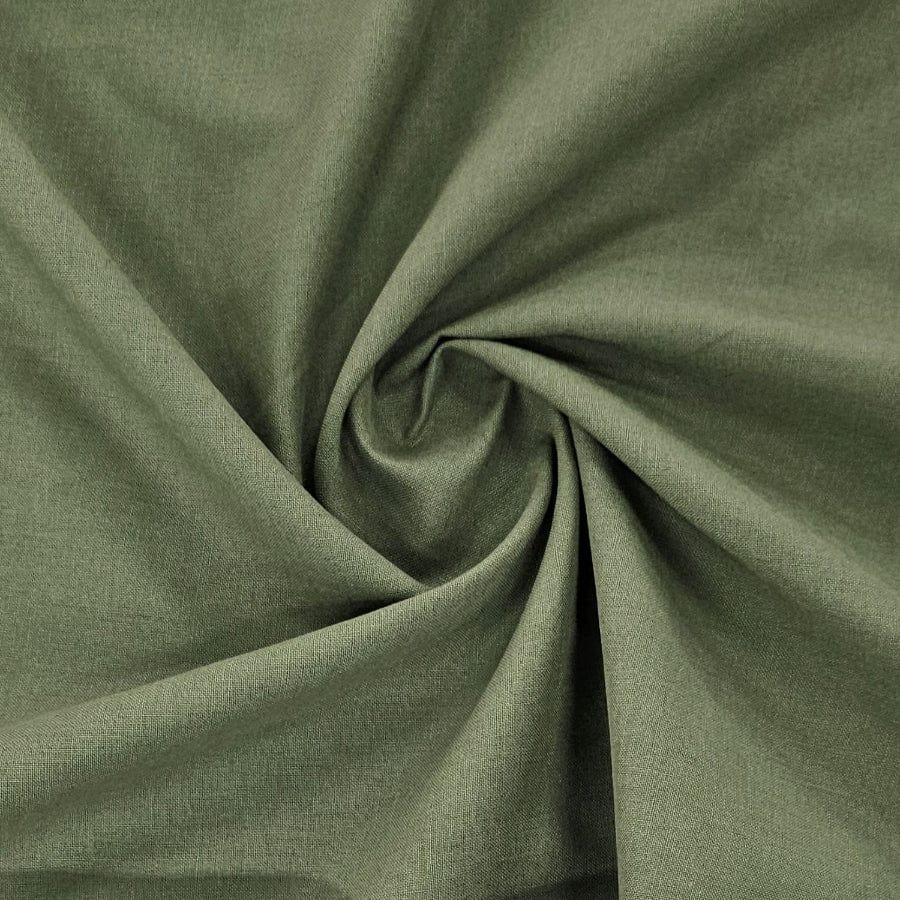MHC Linen Olive Ramie Linen Fabric 140cm