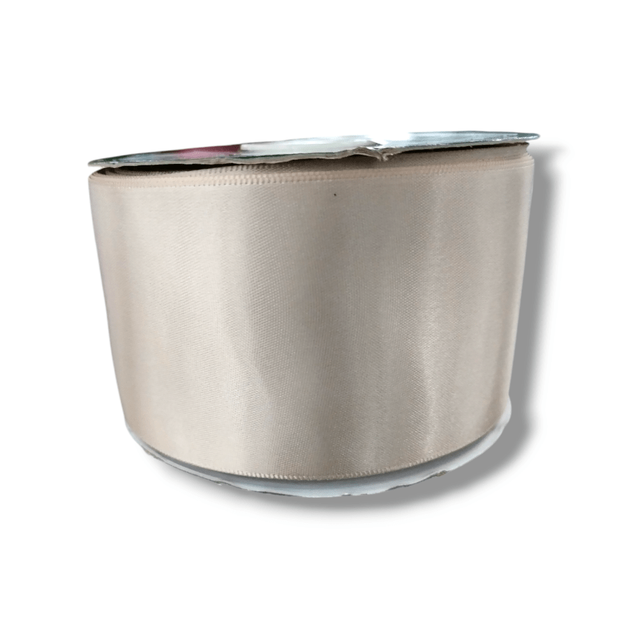 MHC Ribbon Collection Taupe Satin Ribbon 60mm