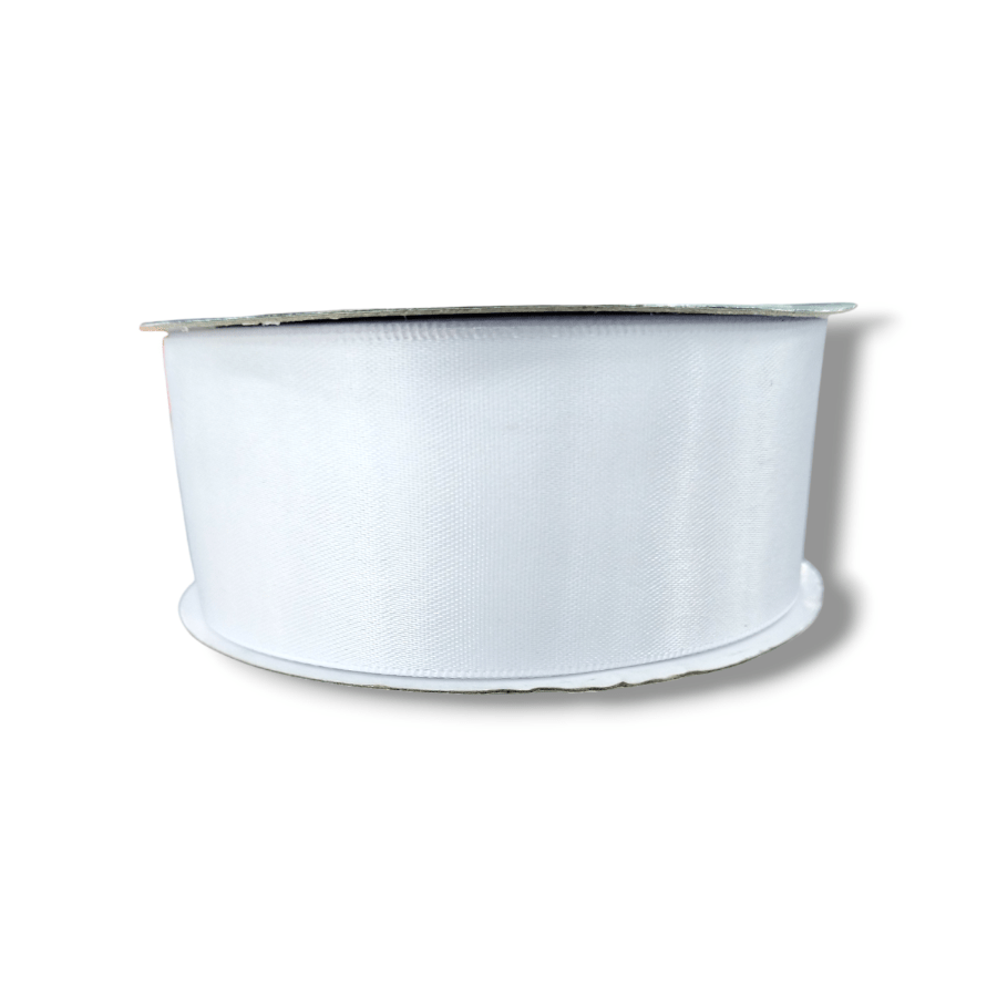 MHC Ribbon Collection White Satin Ribbon 40mm