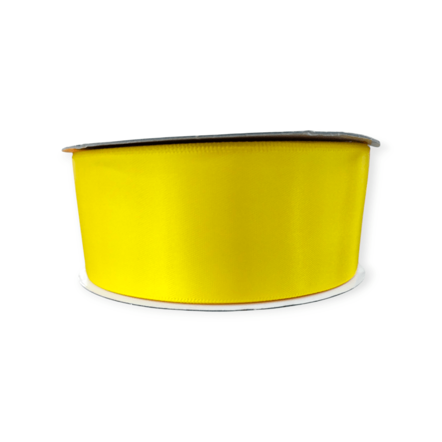 MHC Ribbon Collection Yellow Satin Ribbon 40mm