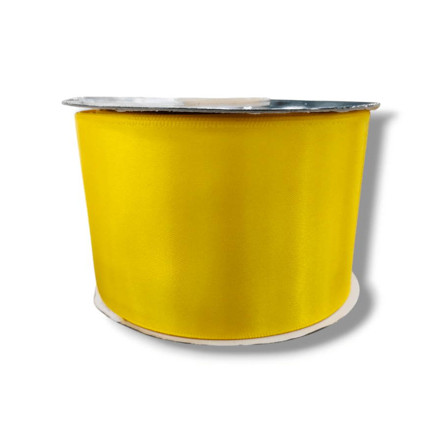 MHC Ribbon Collection Yellow Satin Ribbon 60mm