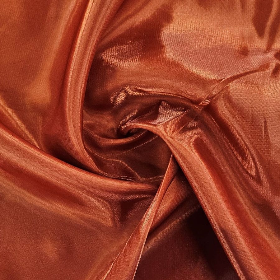 MHC Satin Burnt Orange Glass Makado Satin 150cm
