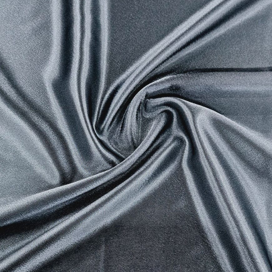 MHC Satin Mallard Blue Zara Satin Fabric 150cm