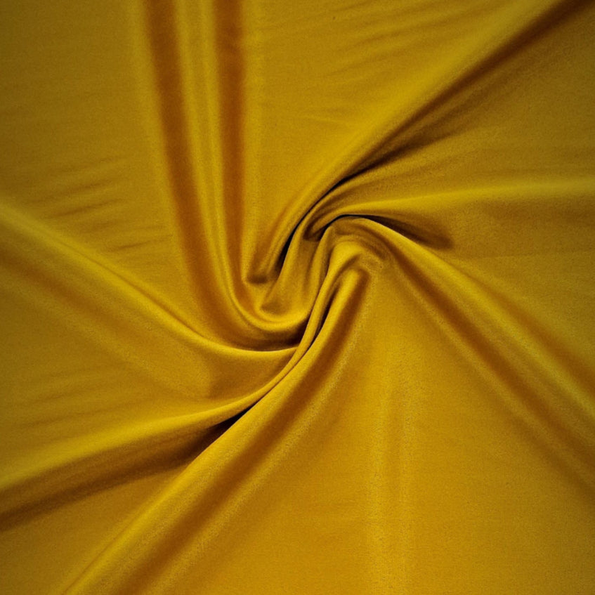 MHC Satin Old Gold Stretch Duchess Fabric 150cm