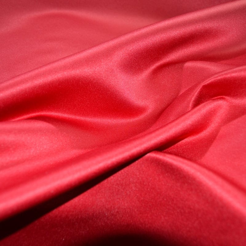 MHC Satin Red Duchess Satin Fabric 150cm