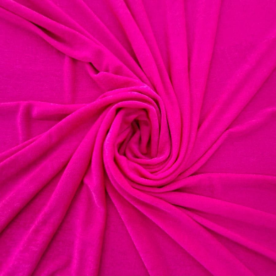 MHC Silky Fabric Cerise Slinky Foil