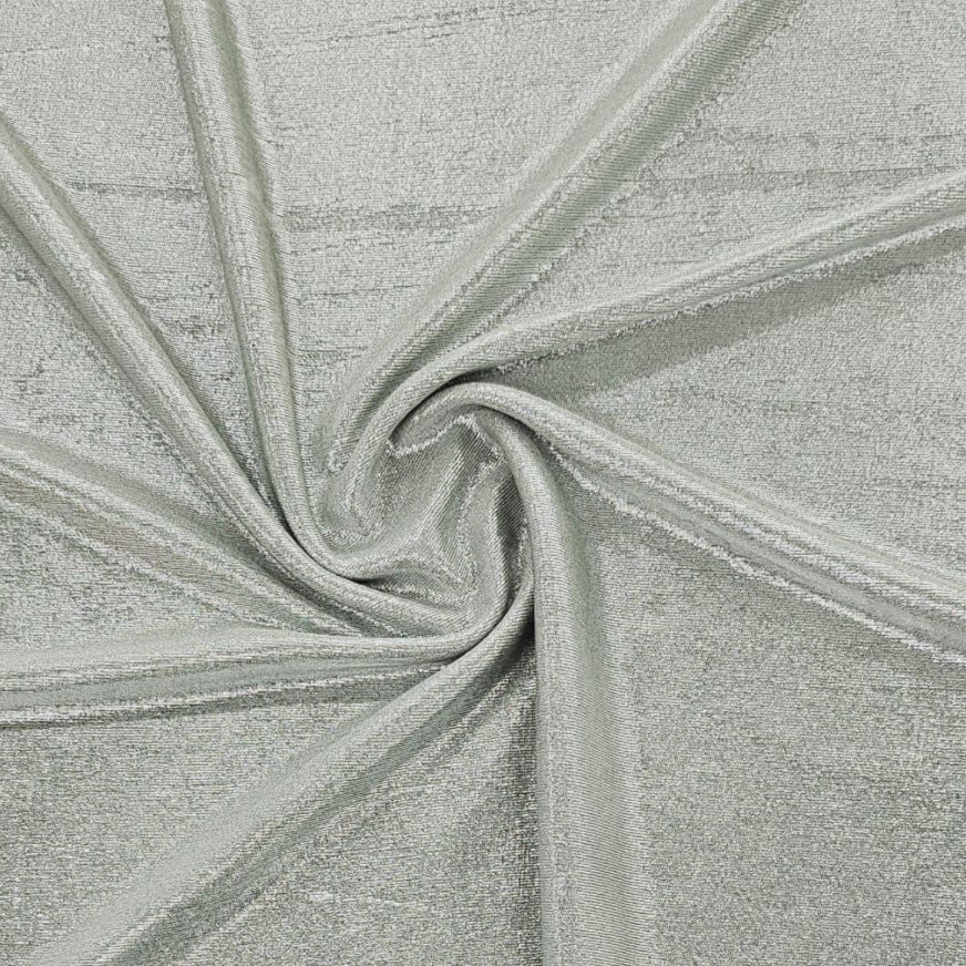 MHC Silky Fabric Moss Silver Slinky Foil