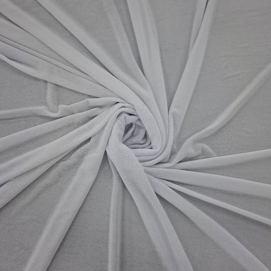 MHC Silky Fabric White Slinky Foil