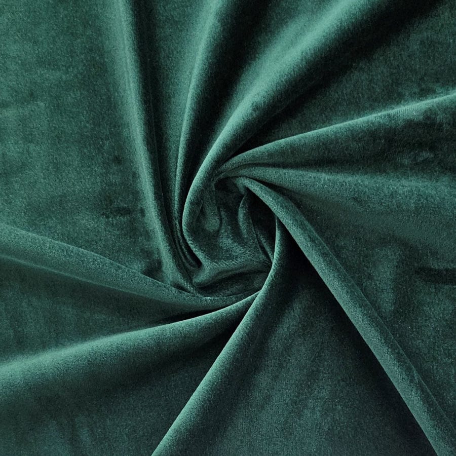 MHC Velvet Bottle Green Velvet Jacketing Fabric 150cm