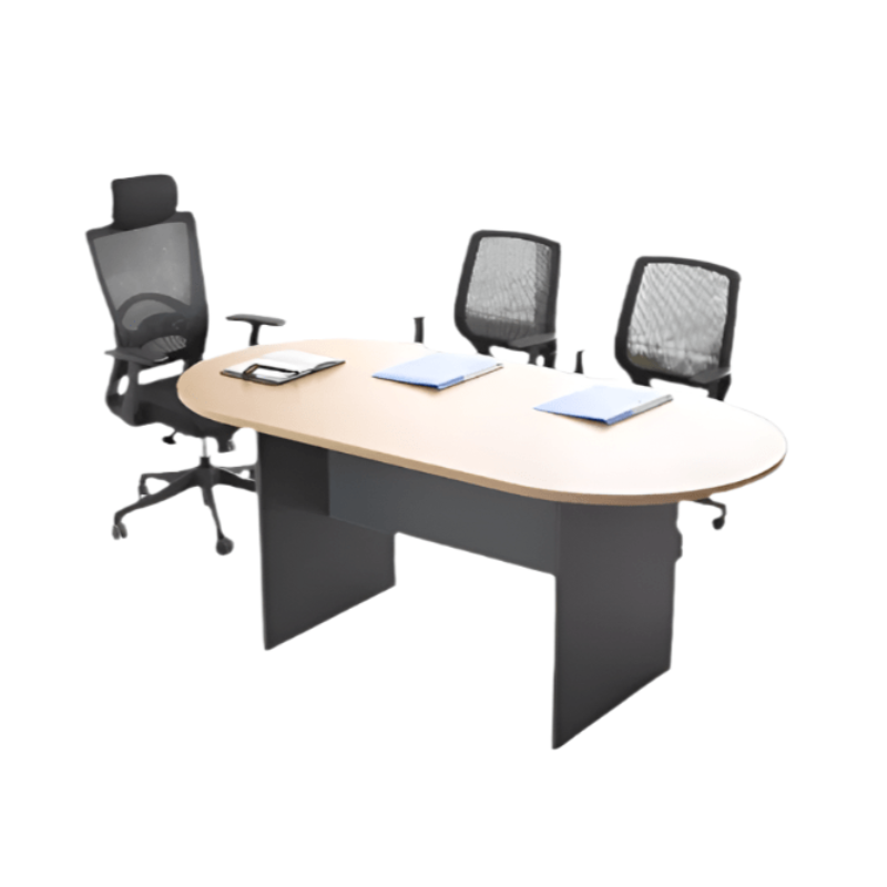 MHC Wolrd boardroom table Boardroom Table 2.4m 7 Piece OZ-1345-24