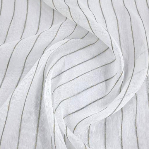 MHC Wolrd Lace & Voile Fabrics Duckegg Stripe Turkish Voile Curtaining 0677 Collection 280 cm (7813387681881)