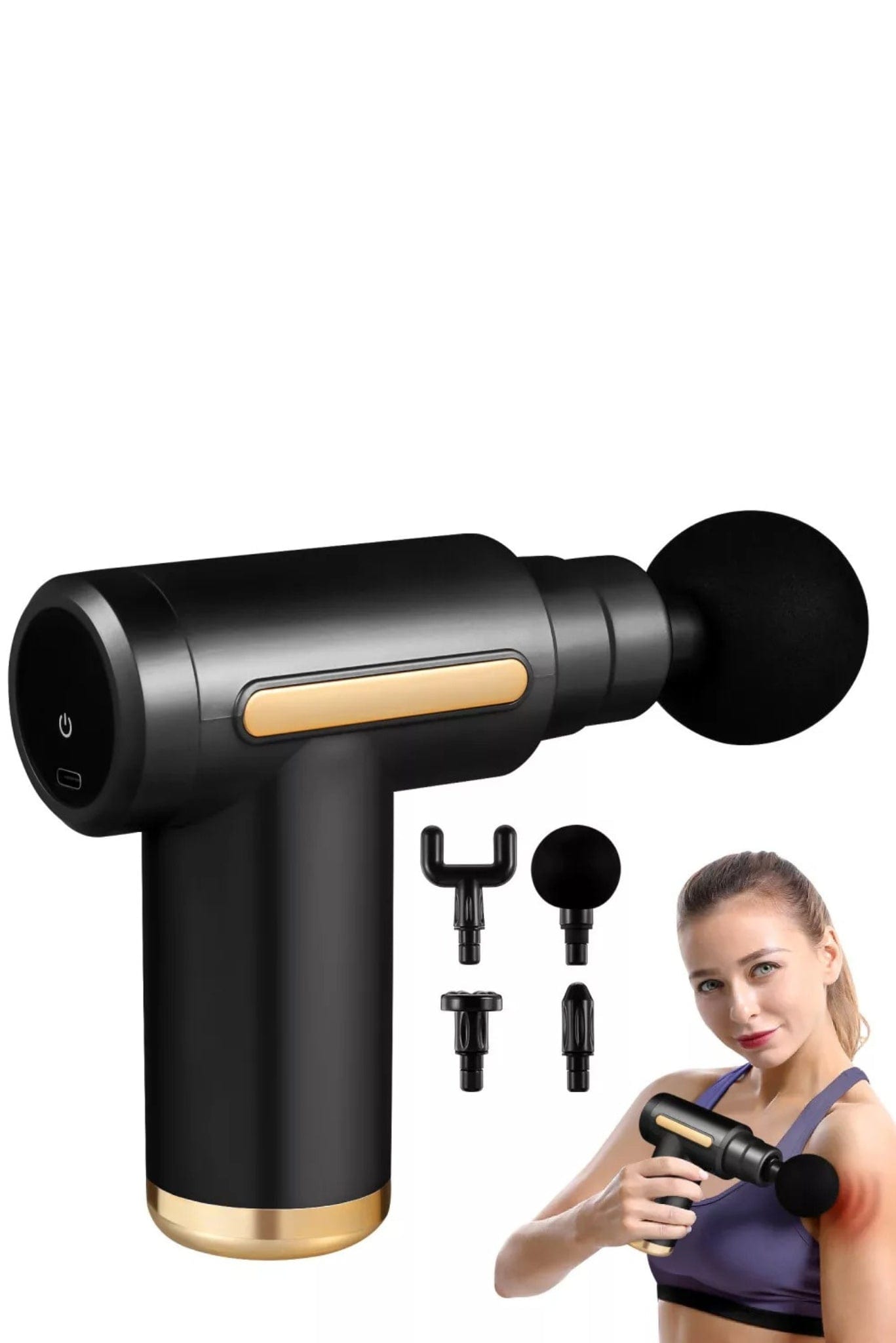 MHC Wolrd MASSAGER Deep Tissue Percussion Massage Gun 20CSB MG ZLF-2025-95