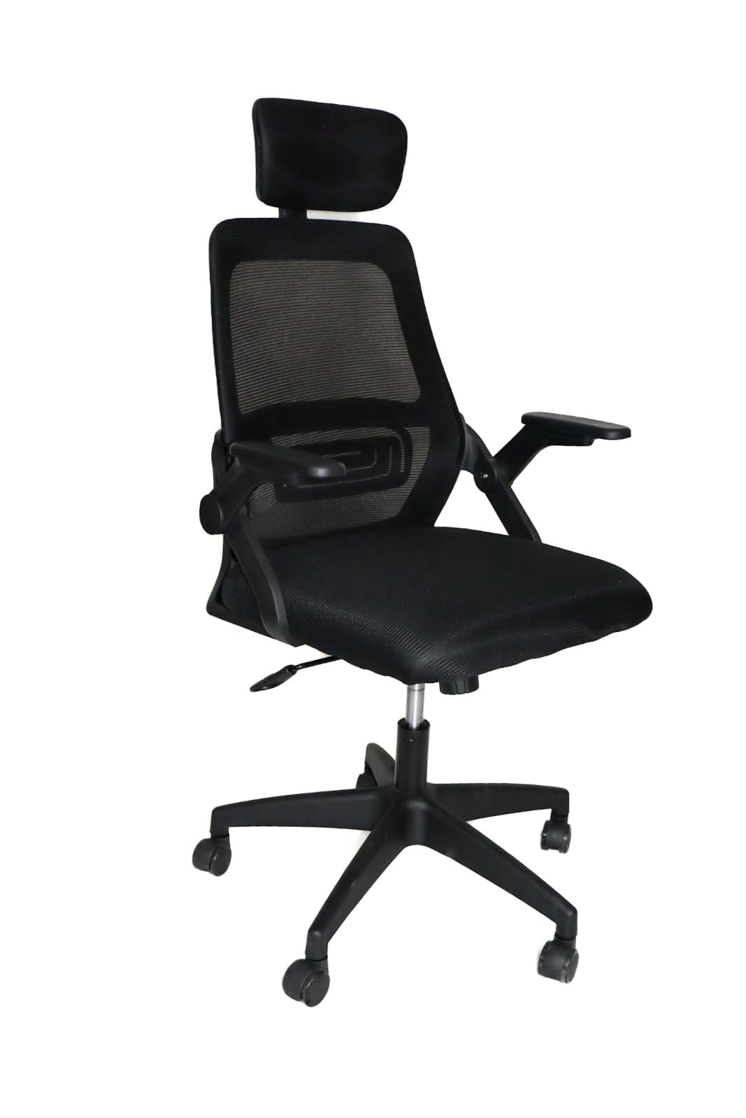 MHC Wolrd Office chairs Mesh Back Swivel & Tilt Adjustable Arms Offer Chair Black HT811A