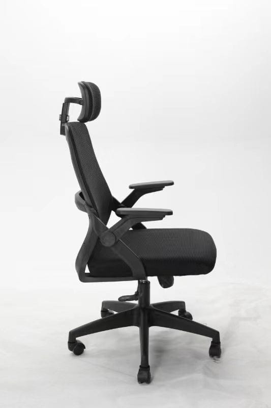 MHC Wolrd Office chairs Mesh Back Swivel & Tilt Adjustable Arms Offer Chair Black HT811A