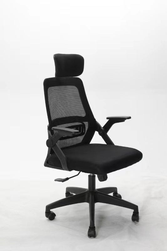 MHC Wolrd Office chairs Mesh Back Swivel & Tilt Adjustable Arms Offer Chair Black HT811A