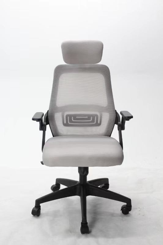 MHC Wolrd Office chairs Mesh Back Swivel & Tilt Adjustable Arms Offer Chair Grey HT811A