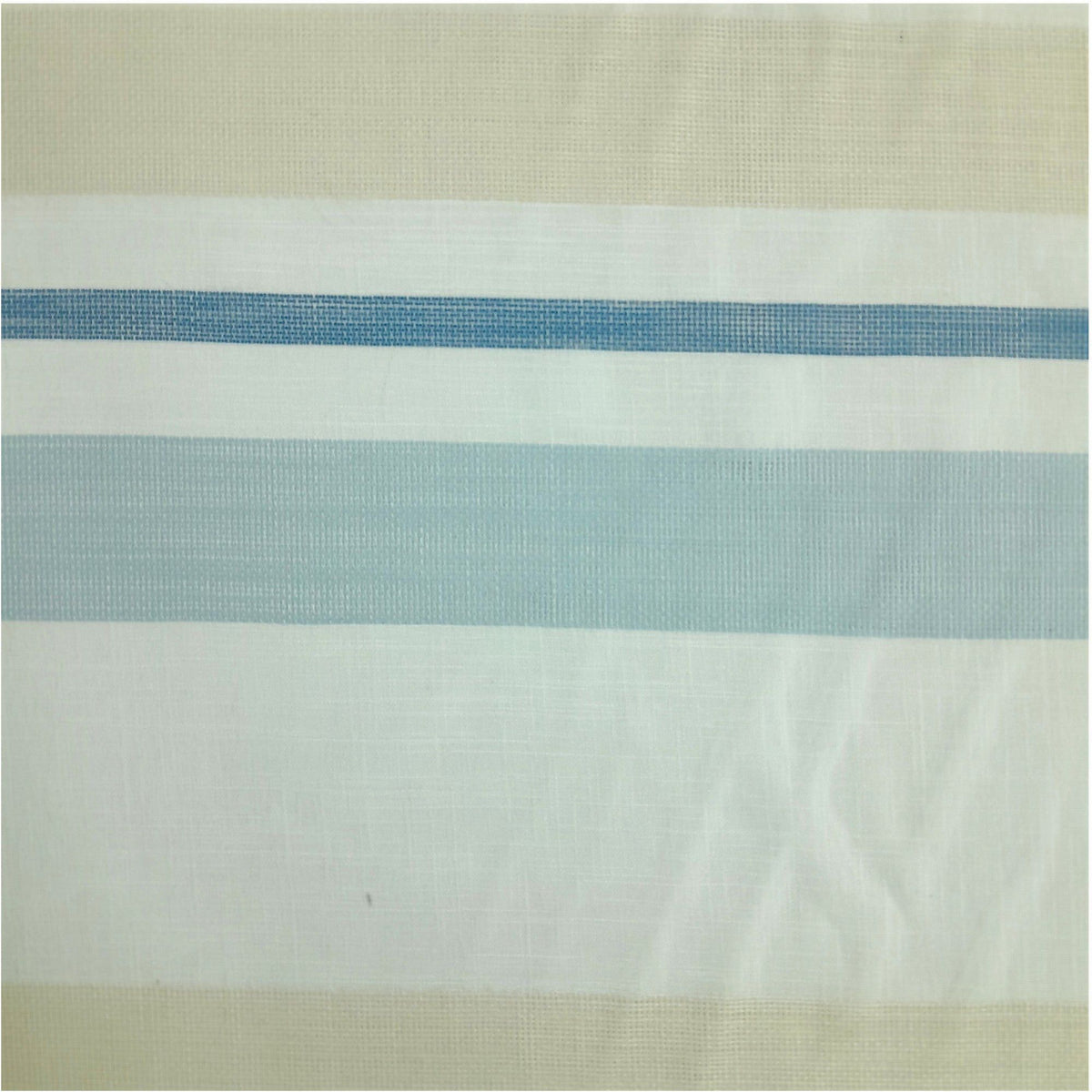 MHC Wolrd SHEER VOILE Blue Fabric Verdi Fancy Stripe Voile DKM 280 cm