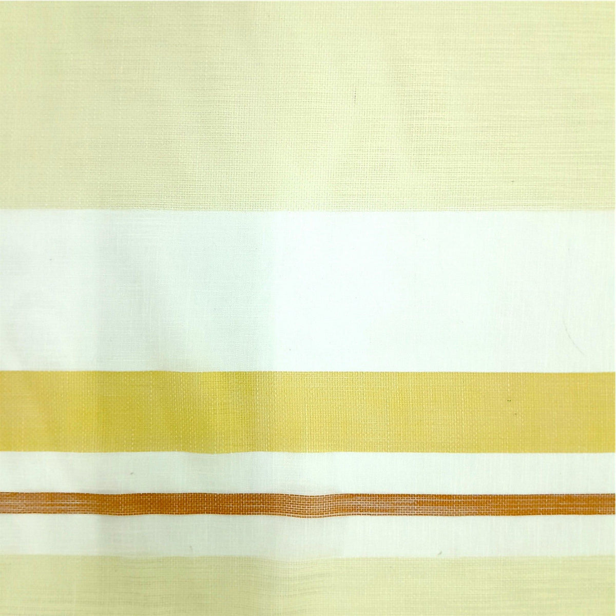 MHC Wolrd SHEER VOILE Cream white Fabric Verdi Fancy Stripe Voile DKM 280 cm