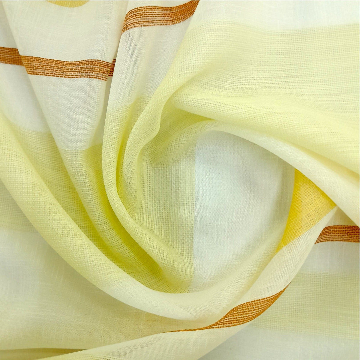 MHC Wolrd SHEER VOILE Fabric Verdi Fancy Stripe Voile DKM 280 cm