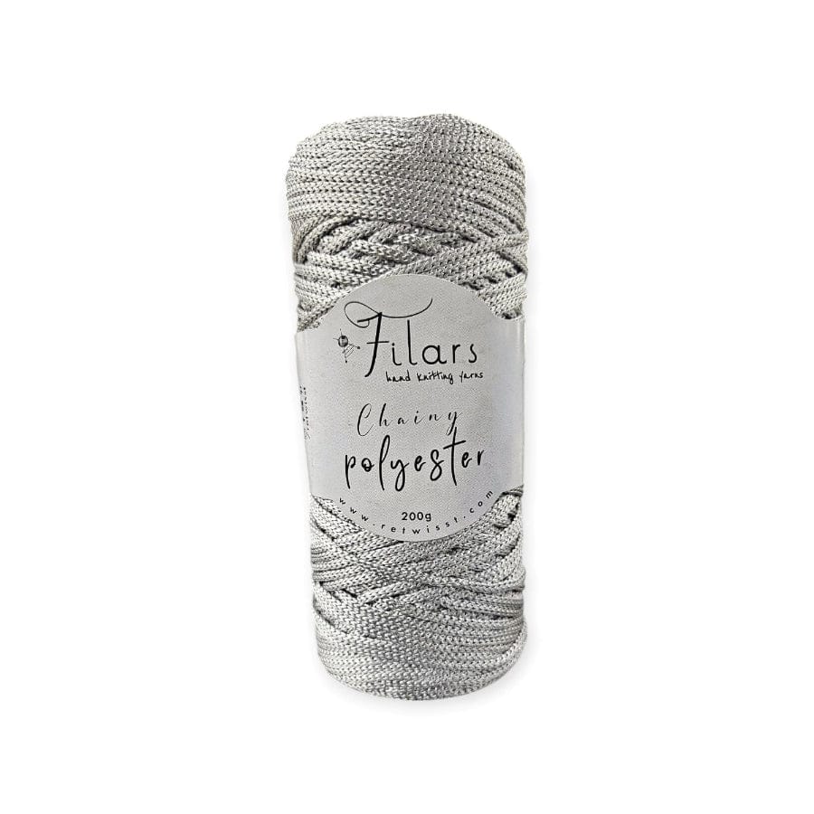 MHC Wool Silver Chainy Polyester 200g