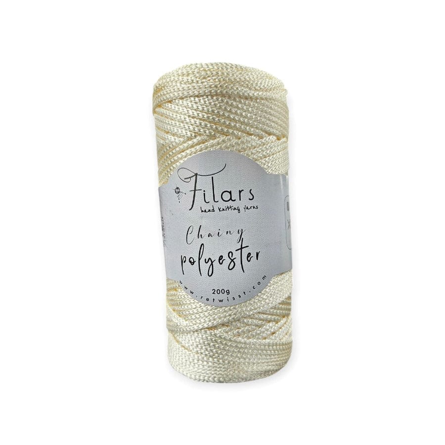 MHC Wool Sugar White Chainy Polyester 200g