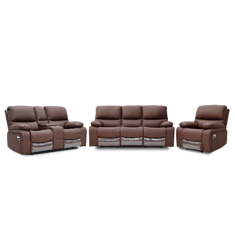 MHC World 3 Piece Lounge Suites Angela Brown 5 Action Lounge Suite 3pc