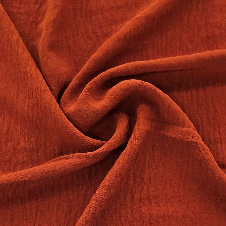 MHC WORLD AIR FLOW Burnt Orange Ceruti Airflow Fabric 150cm