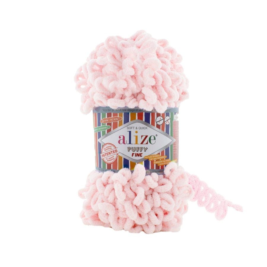 MHC WORLD Alize Puffy Fine Baby Pink Alize Puffy Fine 100g