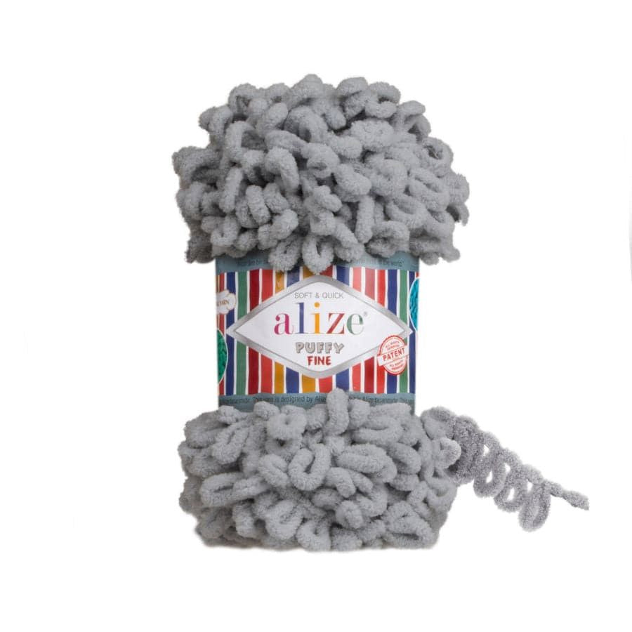 MHC WORLD Alize Puffy Fine Grey Alize Puffy Fine 100g