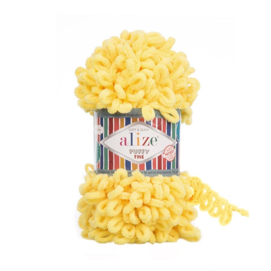 MHC WORLD Alize Puffy Fine Yellow Alize Puffy Fine 100g