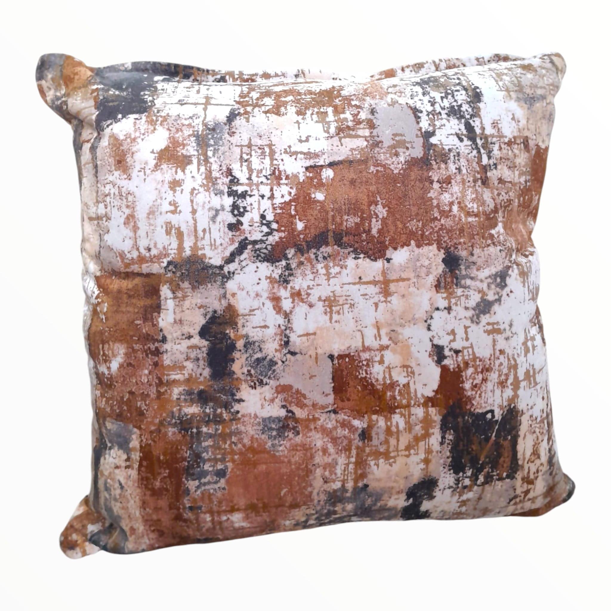 MHC World Assorted Scatter Cushions White/Brown 40x40 cm Assorted Scatter Cushions Printed