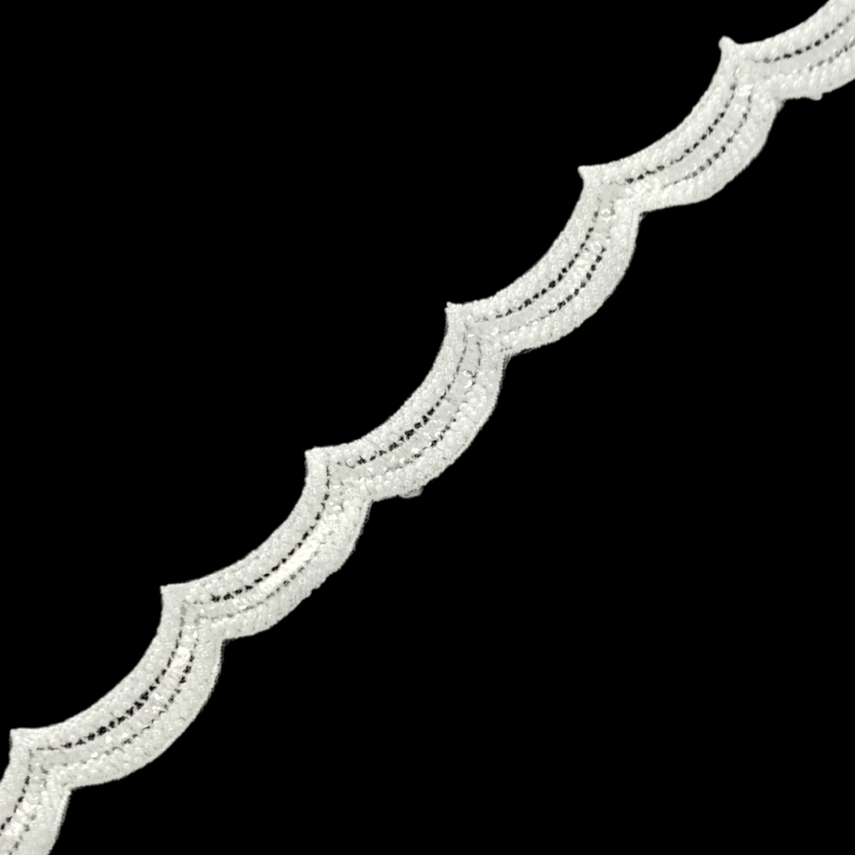 MHC WORLD Beaded Bridal Trimming TV-089 Ivory Beaded Bridal Trimming TV-089