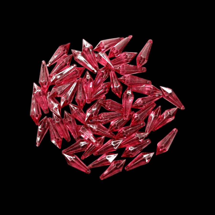 MHC WORLD Beads Maroon Acrylic Beads AB-B