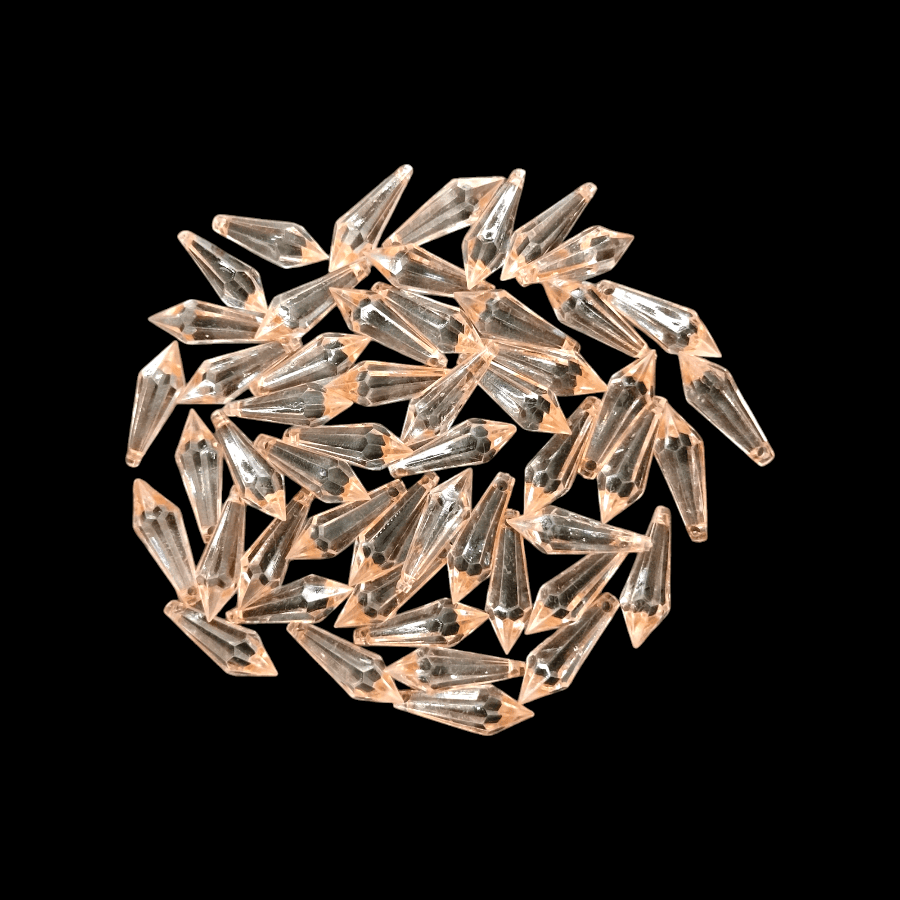 MHC WORLD Beads Peach Acrylic Beads AB-B