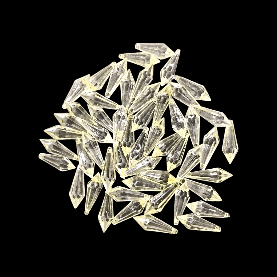 MHC WORLD Beads Yellow Acrylic Beads AB-B