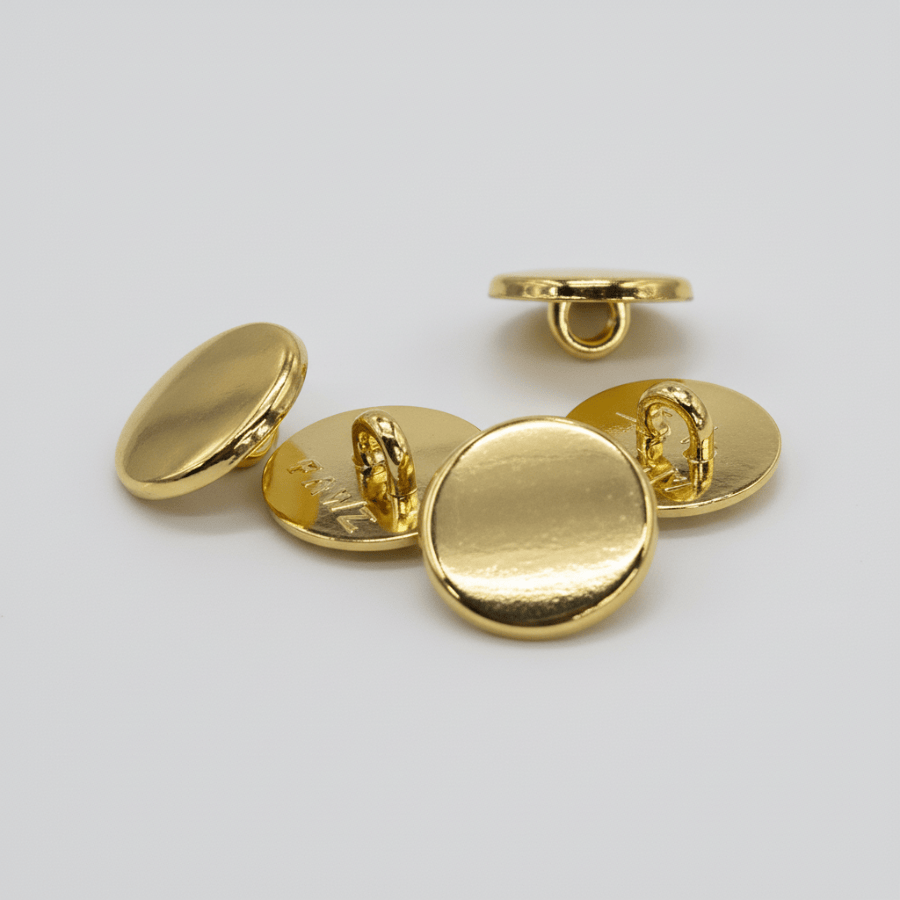 MHC WORLD Blazer Buttons 16mm Gold Blazer Buttons 16mm