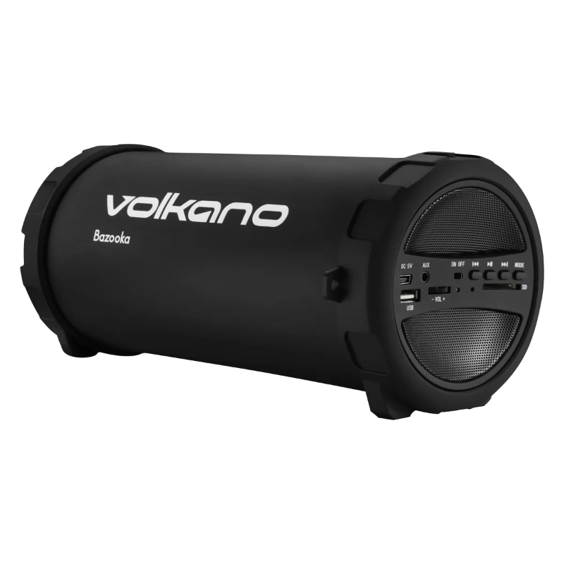 MHC World Bluetooth Speaker Volkano Bazooka Bluetooth True Wireless Speaker VB018(V1)- Black (7716757504089)