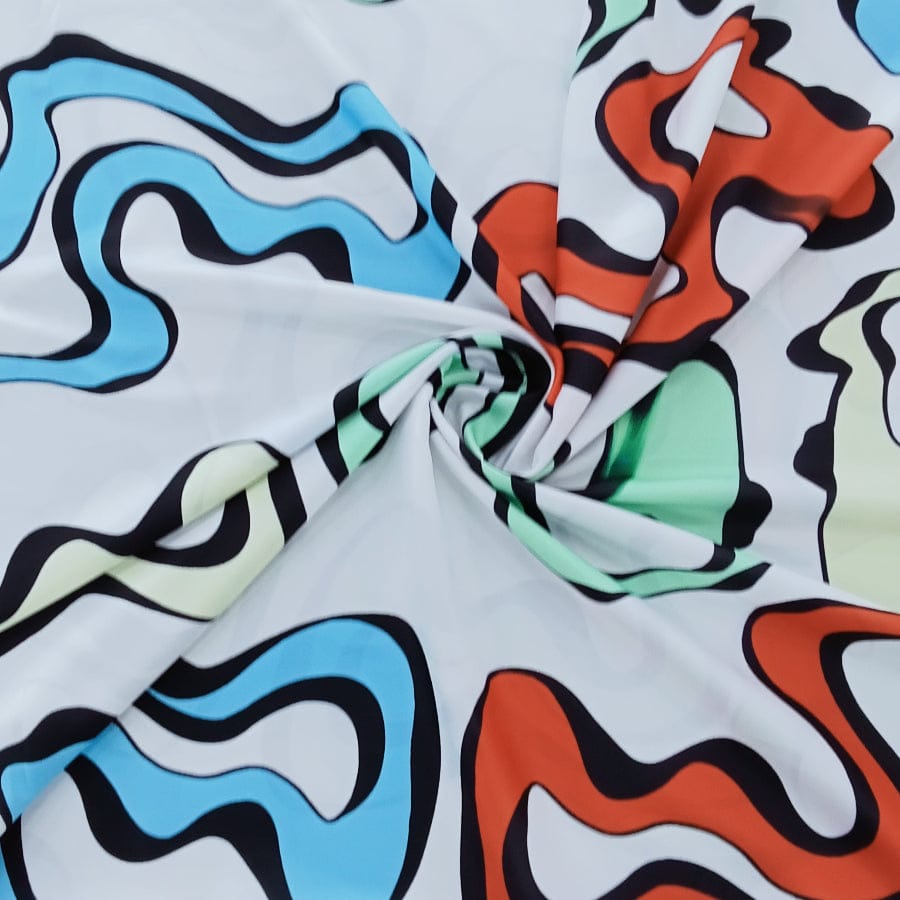 MHC WORLD Bolvian Satin Powder Blue/Orange/Lemon Bolvian Satin 150cm