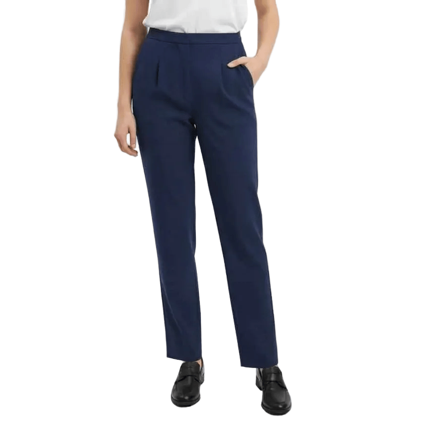 MHC World BONSONS WORKWEAR Bobsons Axis Ladies Stretch Elasticated Formal Pants-Navy E85TR