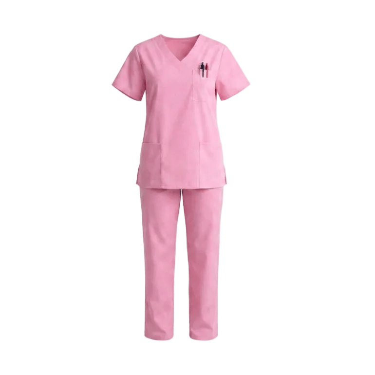 Bobsons Unisex Flex 360 Scrub Set-Pink N2109/N2110