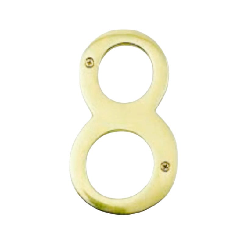 MHC World Brass number small 8 Number Small 8