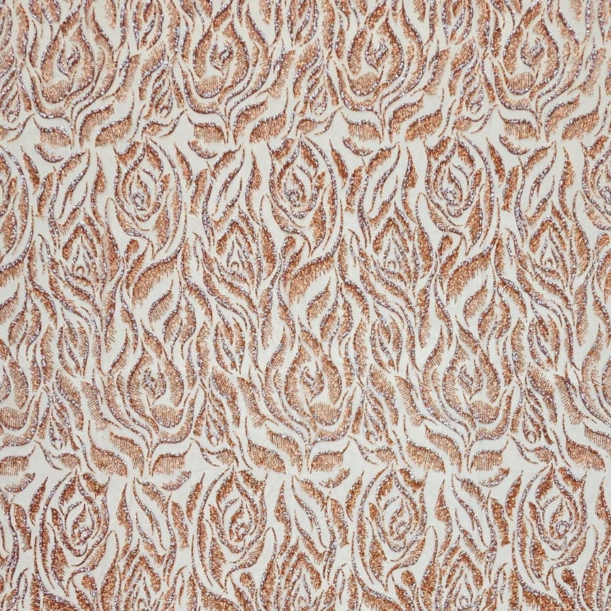 MHC World BRIDAL LACCE Burnt Orange Caviar Tulle 140CM