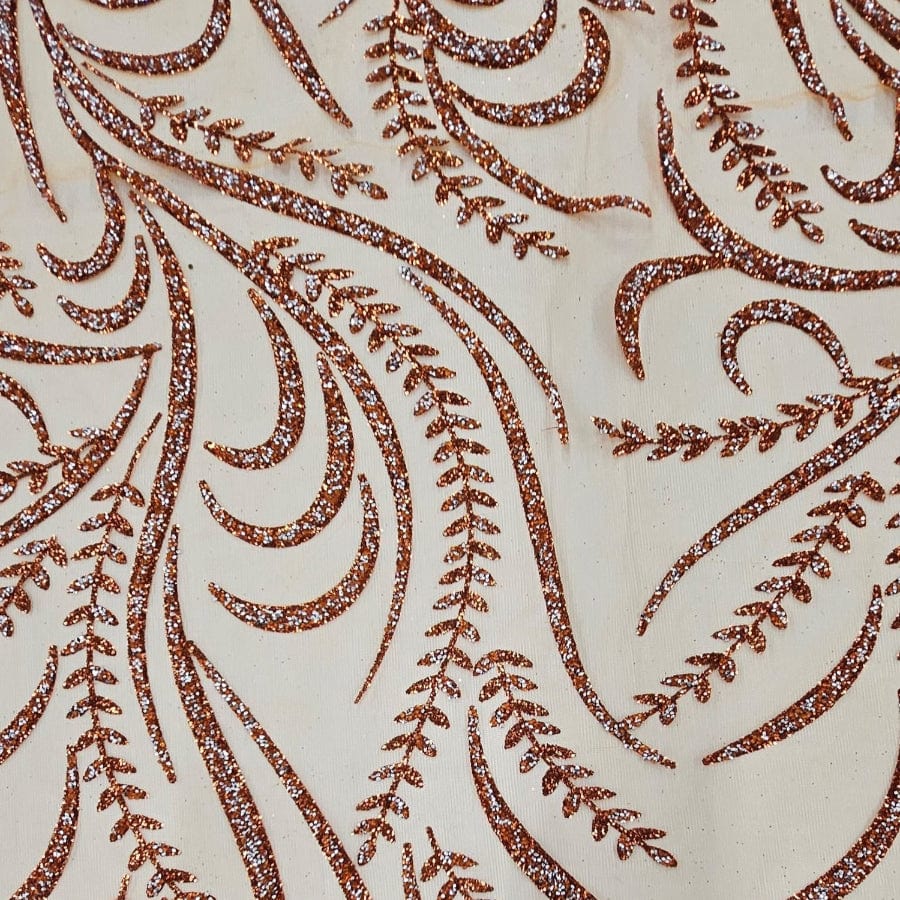 MHC World BRIDAL LACCE Orange Caviar Tulle 140CM