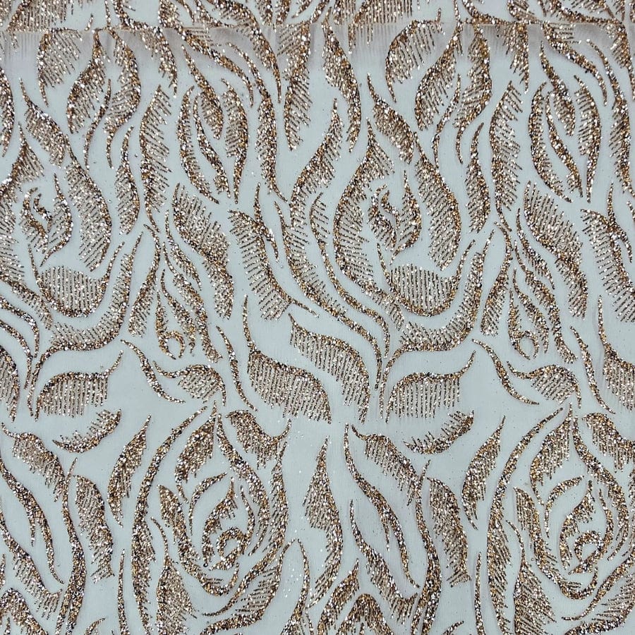 MHC World BRIDAL LACCE Rose Gold Caviar Tulle 140CM