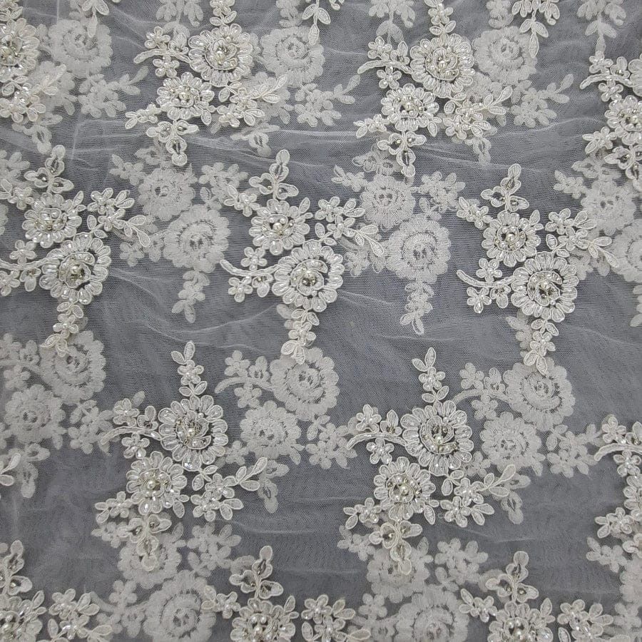 MHC WORLD Bridal Lace 1311-24 Ivory Bridal Lace 1311-24